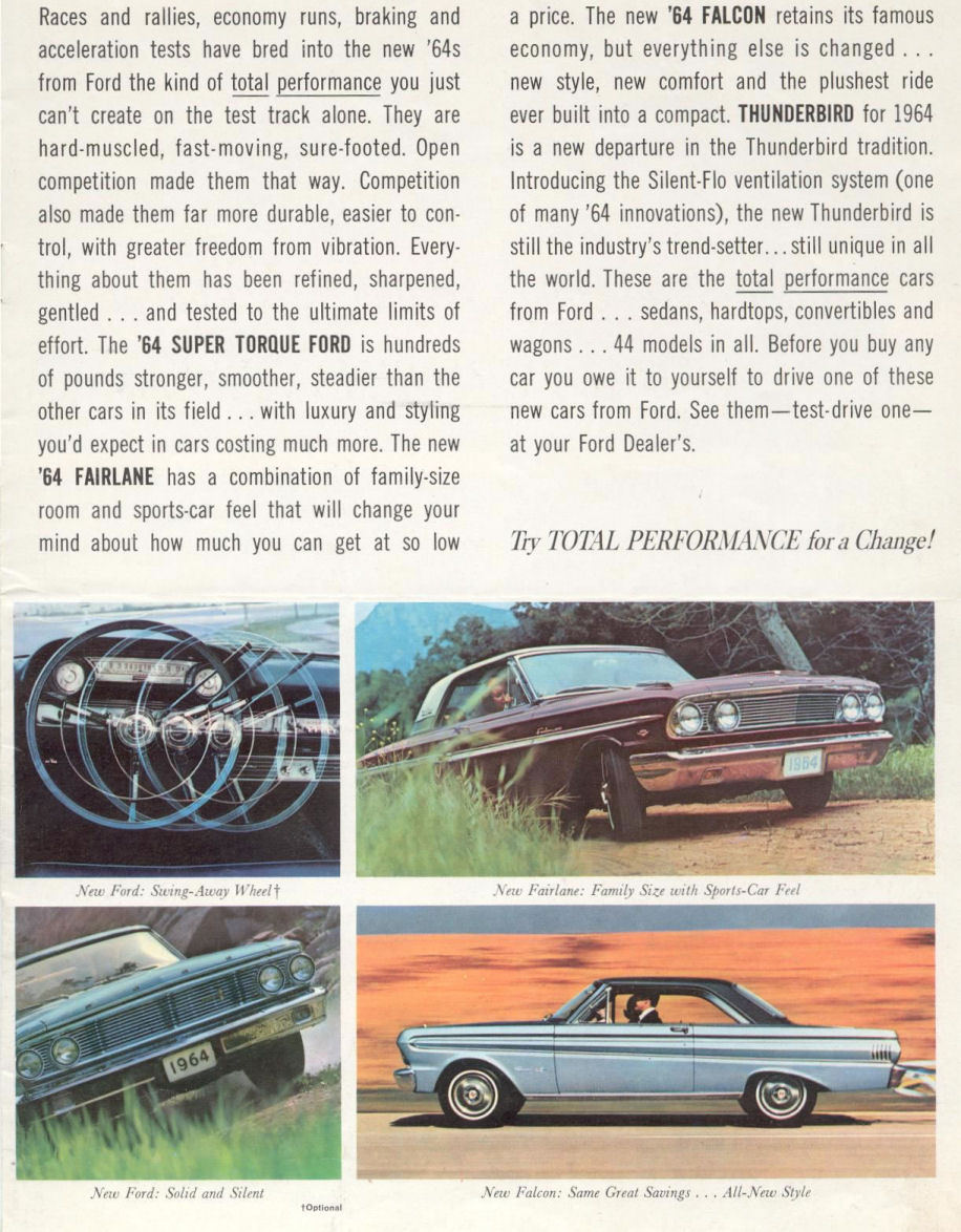 1964 Ford Brochure Page 8